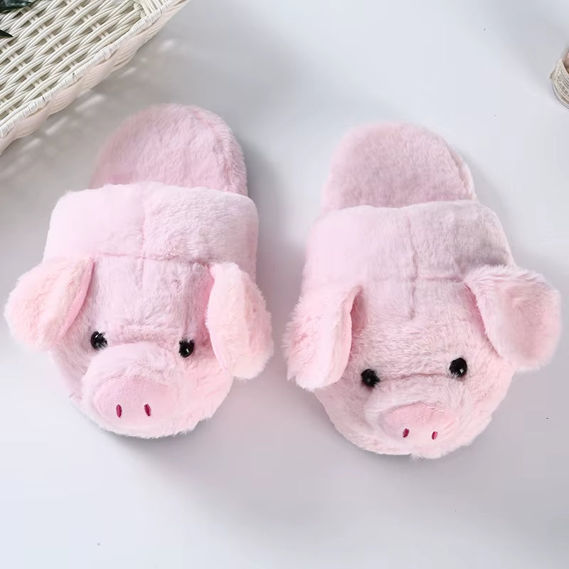 Cartoon Shark Funny Shoes Girls Lovely Indoor Slippers Ladies Home Shoes 2022 Fashion Plush Warm Slippers Women Winter Shoes