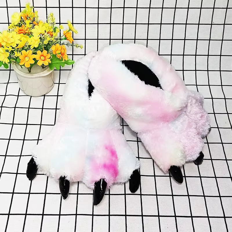 Cartoon Shark Funny Shoes Girls Lovely Indoor Slippers Ladies Home Shoes 2022 Fashion Plush Warm Slippers Women Winter Shoes